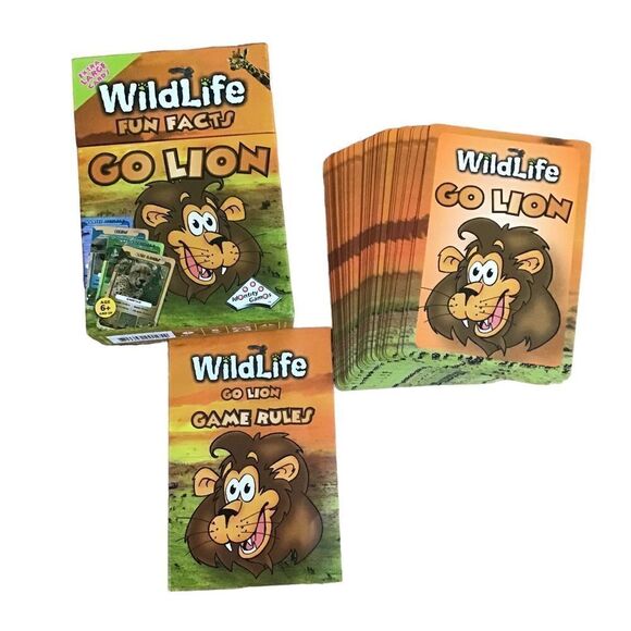 Wildlife‎ Fun Facts GO LION Card Game - Picture 4 of 5